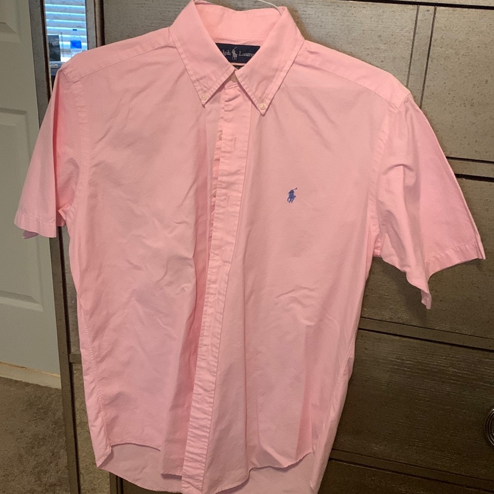 Small Pink Mens Ralph Lauren Button Up
